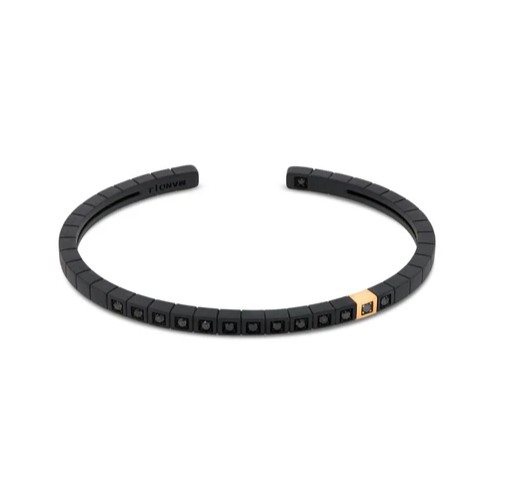 Armband Mano-J. Herr in Titan Diamante Black 0.50 Ct TNBIC2001_19 - TNBIC2001_19